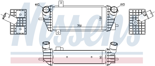 Nissens Interkoeler 961493