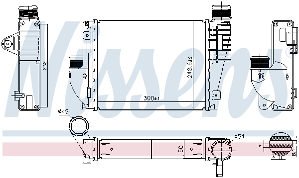 Interkoeler Nissens 961522