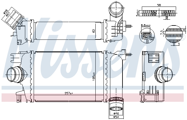 Nissens Interkoeler 961526