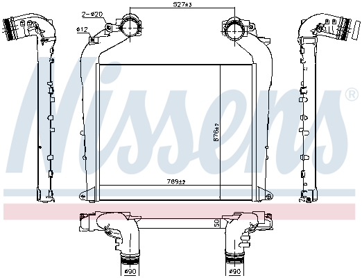 Interkoeler Nissens 961574