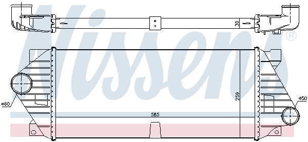 Nissens Interkoeler 96206