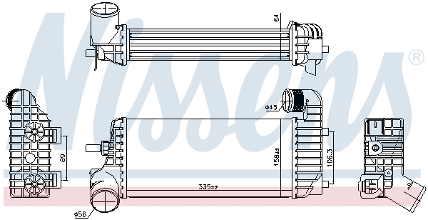 Interkoeler Nissens 96221