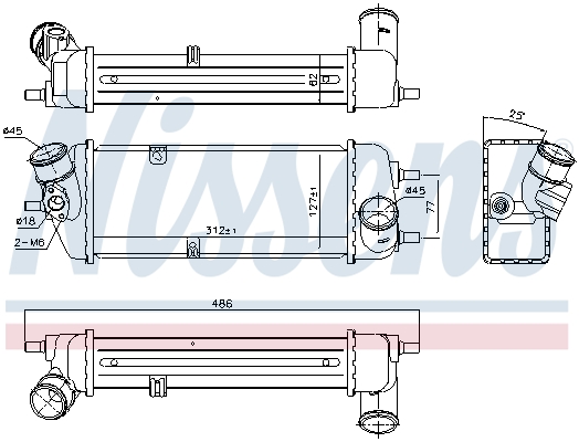 Nissens Interkoeler 96270