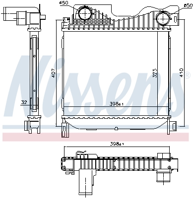 Nissens Interkoeler 96273