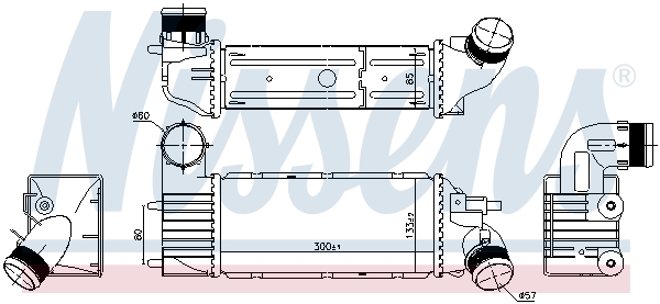 Interkoeler Nissens 96277