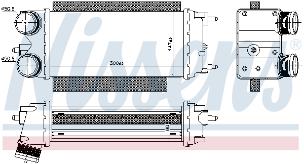 Nissens Interkoeler 96357