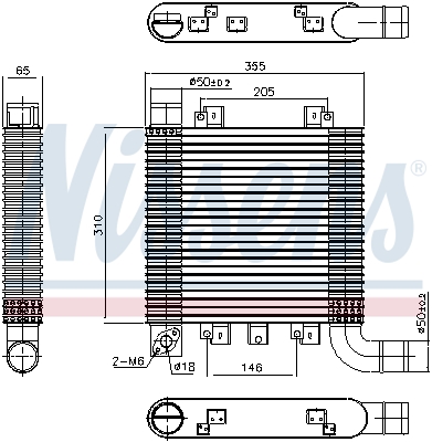 Nissens Interkoeler 96366
