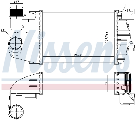 Nissens Interkoeler 96370