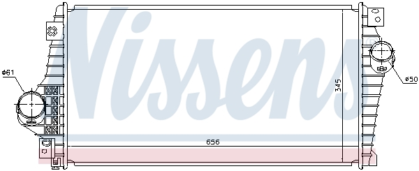 Interkoeler Nissens 96399