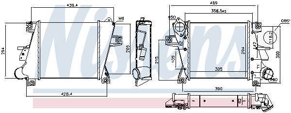 Nissens Interkoeler 96407