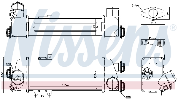 Nissens Interkoeler 96409
