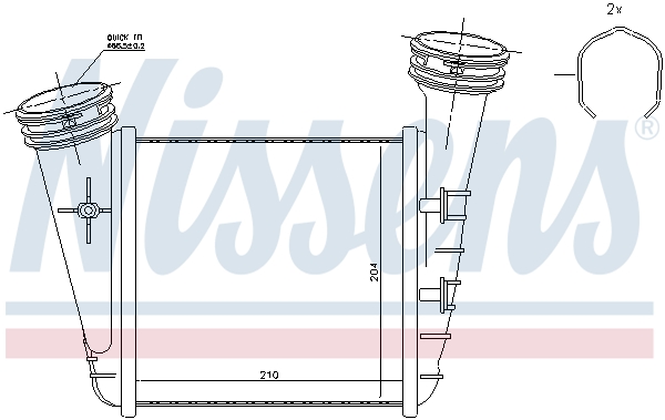 Nissens Interkoeler 96468