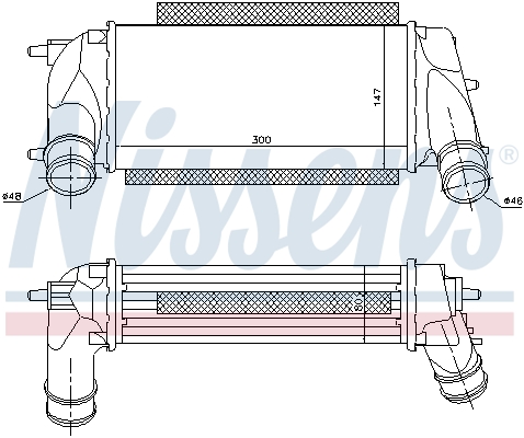 Nissens Interkoeler 96498