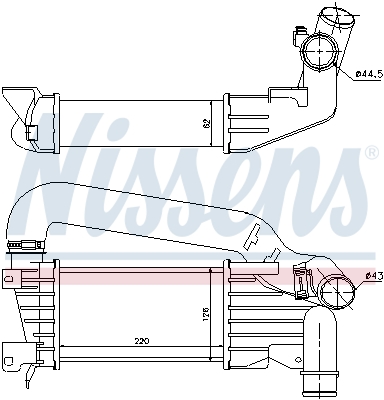 Nissens Interkoeler 96592