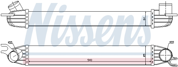 Nissens Interkoeler 96608