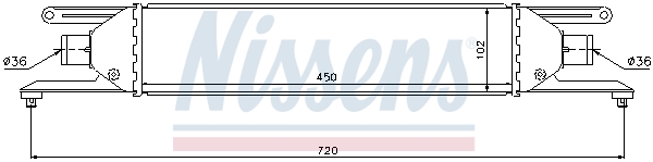 Interkoeler Nissens 96631