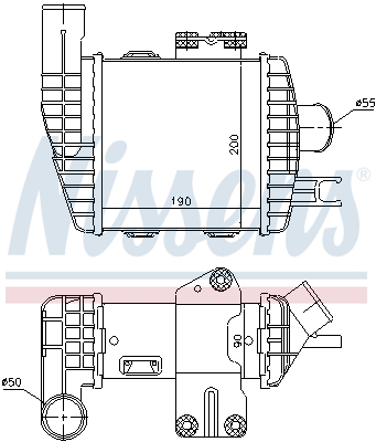 Nissens Interkoeler 96661