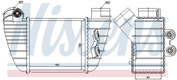 Nissens Interkoeler 96682