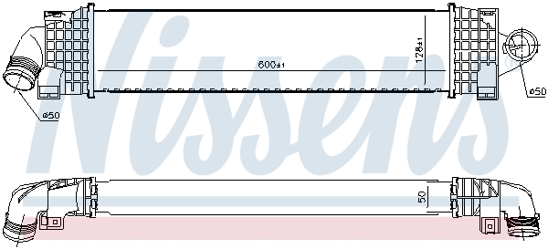 Nissens Interkoeler 96689