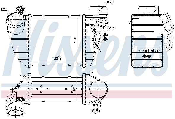Nissens Interkoeler 96747
