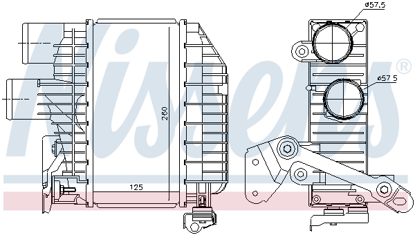 Nissens Interkoeler 96758