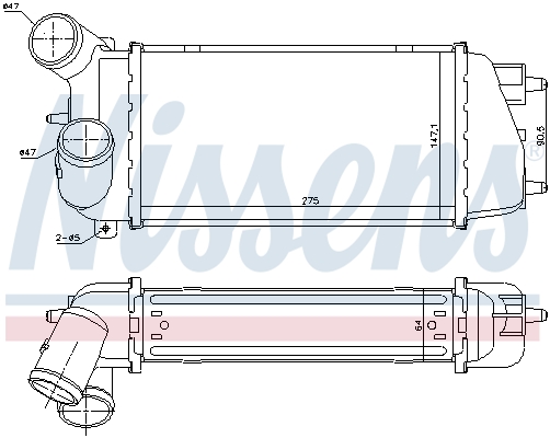 Nissens Interkoeler 96774