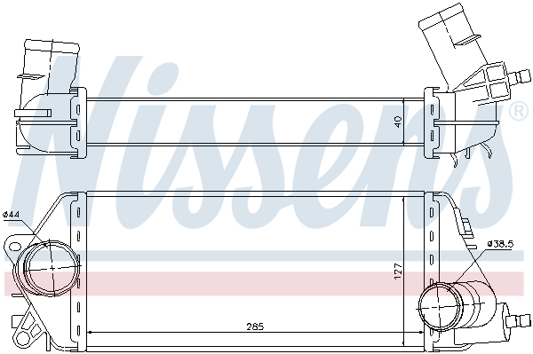 Interkoeler Nissens 96776