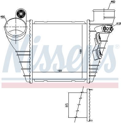 Nissens Interkoeler 96847