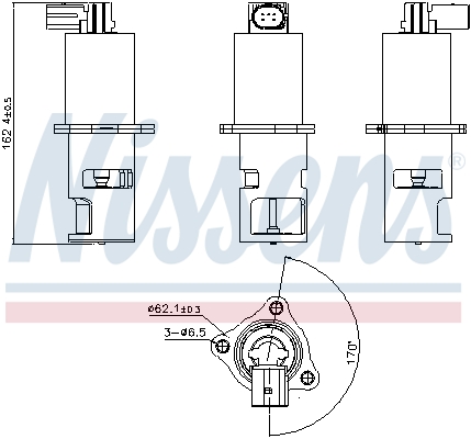 Nissens EGR-klep 98172