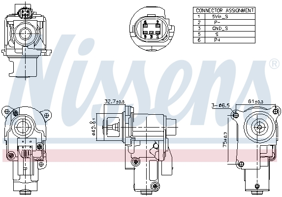 EGR-klep Nissens 98174