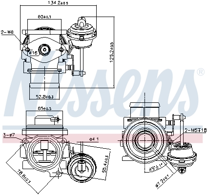 Nissens EGR-klep 98182