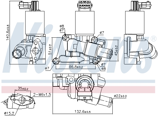 Nissens EGR-klep 98195