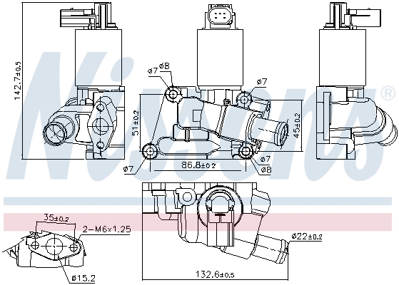 Nissens EGR-klep 98196