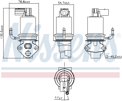 Nissens EGR-klep 98201