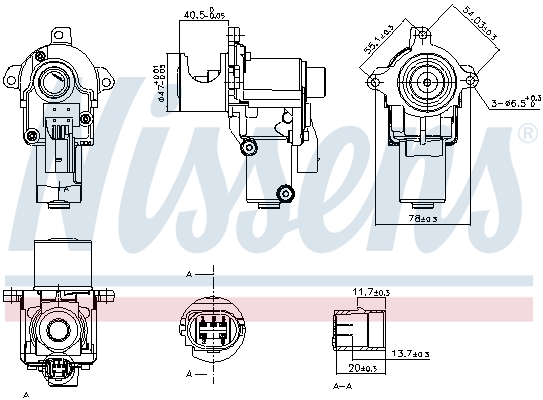 EGR-klep Nissens 98217