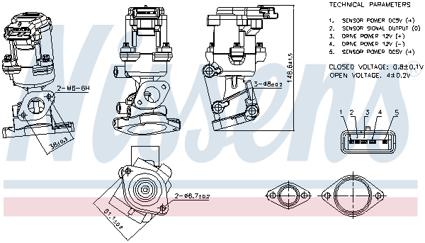 Nissens EGR-klep 98240