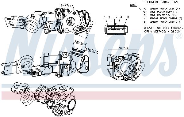 Nissens EGR-klep 98244