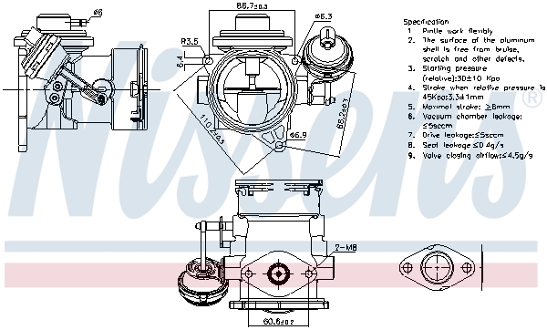 Nissens EGR-klep 98297