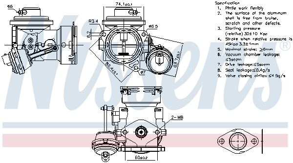 Nissens EGR-klep 98300