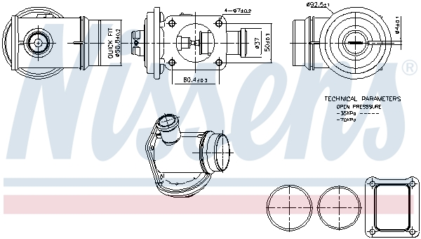 Nissens EGR-klep 98363