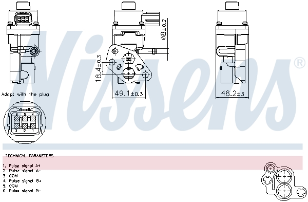 EGR-klep Nissens 98365