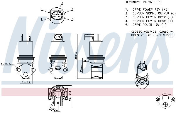 Nissens EGR-klep 98370