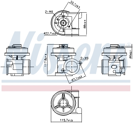 Nissens EGR-klep 98433