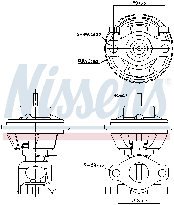 EGR-klep Nissens 98477