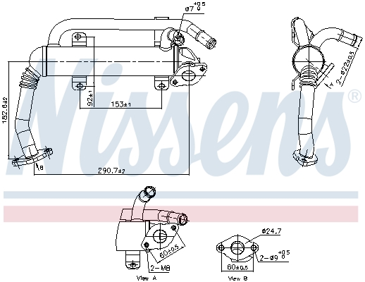 Nissens EGR koeler 989397