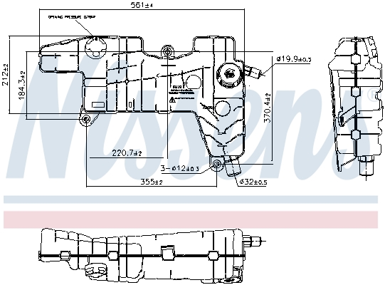 Nissens Expansievat 996026