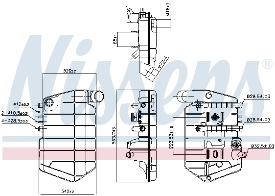 Nissens Expansievat 996032
