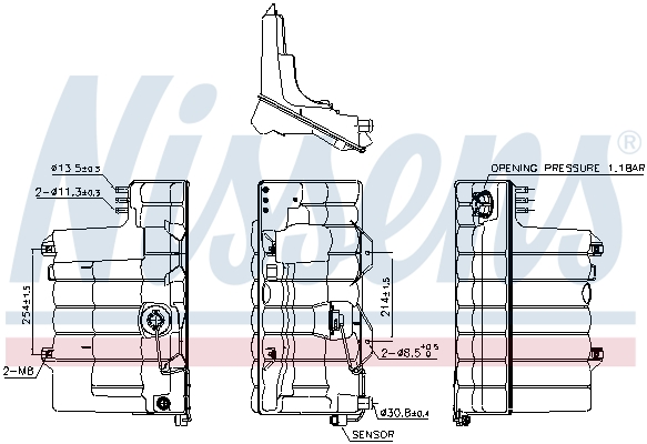 Nissens Expansievat 996037