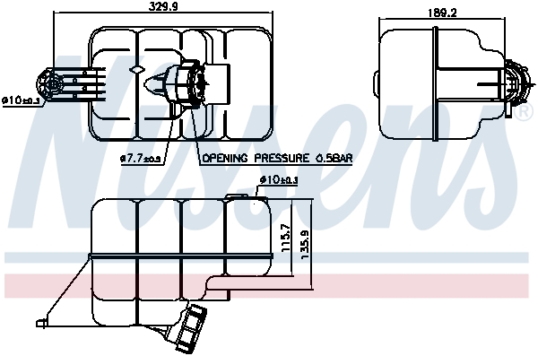 Nissens Expansievat 996045