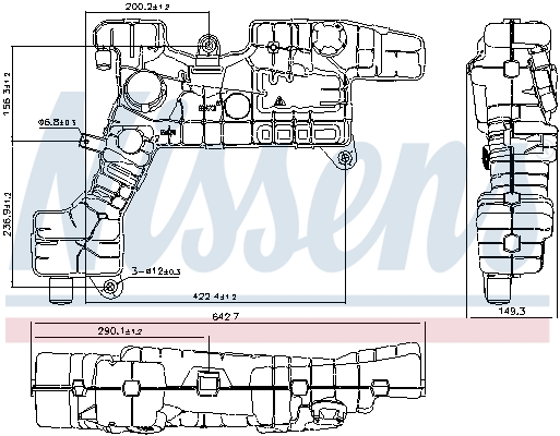 Expansievat Nissens 996071